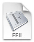 Mac TrueType font icon